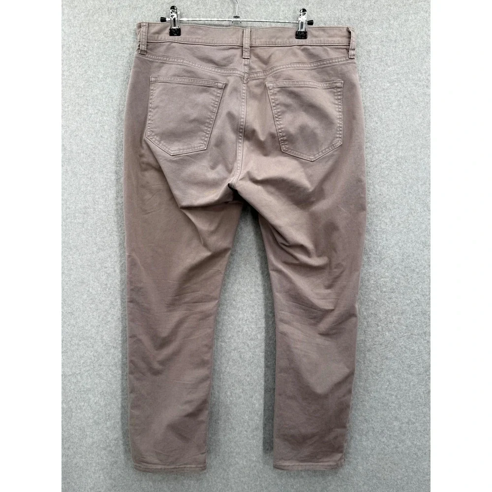 Flint and Tinder 365 Pants Mens 32x30 Taupe Slim Fit Stretch Chino Trousers